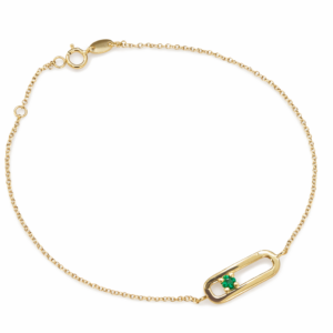 Βραχιόλι χρυσός 9Κ-Green link